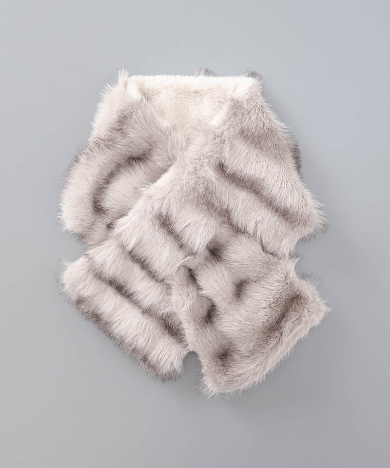 ANTEPRIMA（アンテプリマ）】エコファー差込みマフラー(WASH)ALL