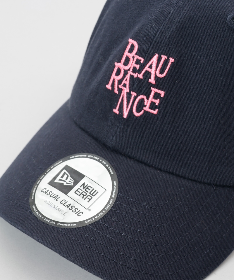 【 Beaurance （ビューランス）】NEW ERAコラボ ロゴ刺しゅう Casual Classic キャップ