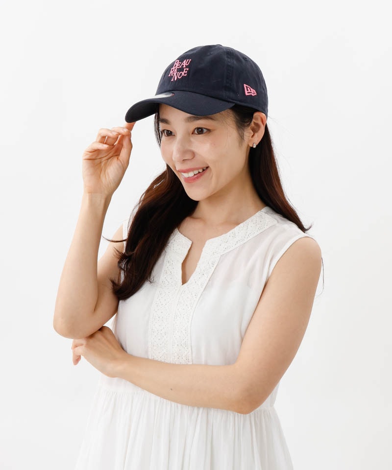 【 Beaurance （ビューランス）】NEW ERAコラボ ロゴ刺しゅう Casual Classic キャップ