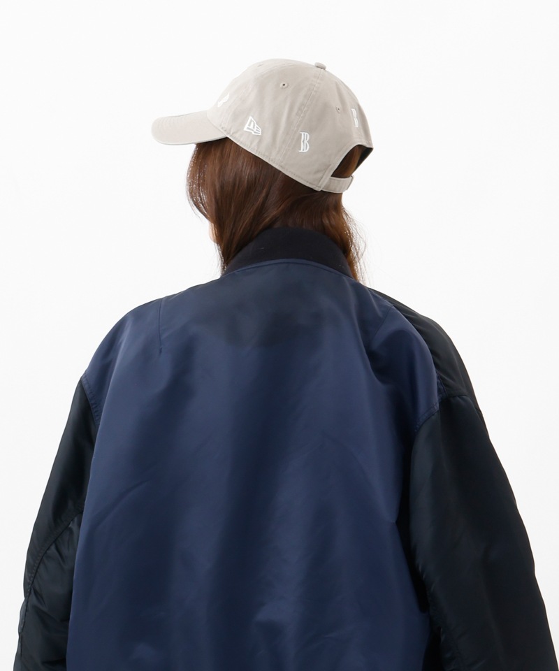 【 Beaurance （ビューランス）】NEW ERAコラボ　ランダムロゴ刺しゅう Casual Classic キャップ