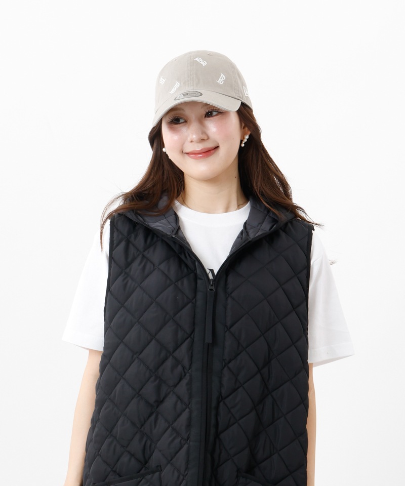 【 Beaurance （ビューランス）】NEW ERAコラボ　ランダムロゴ刺しゅう Casual Classic キャップ
