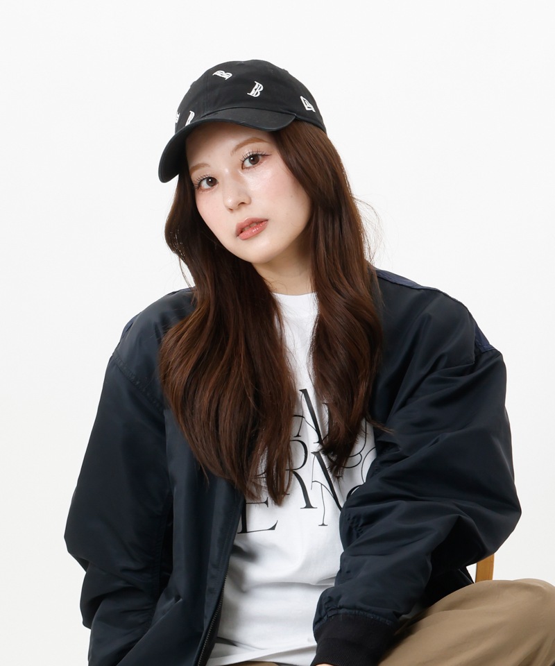 【 Beaurance （ビューランス）】NEW ERAコラボ　ランダムロゴ刺しゅう Casual Classic キャップ
