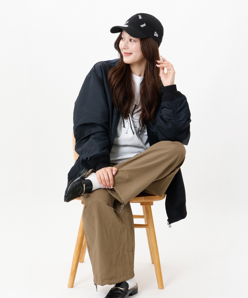 【 Beaurance （ビューランス）】NEW ERAコラボ　ランダムロゴ刺しゅう Casual Classic キャップ