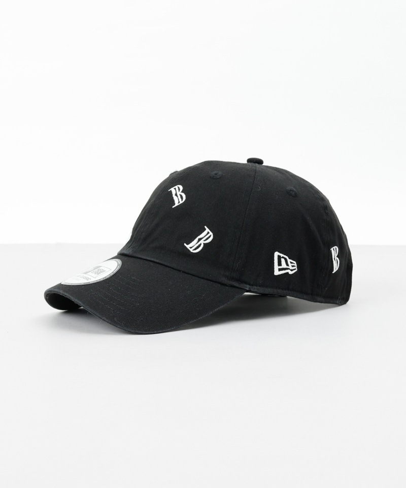 【 Beaurance （ビューランス）】NEW ERAコラボ　ランダムロゴ刺しゅう Casual Classic キャップ