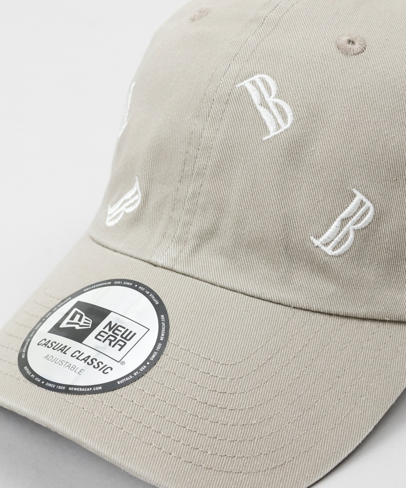 【 Beaurance （ビューランス）】NEW ERAコラボ　ランダムロゴ刺しゅう Casual Classic キャップ