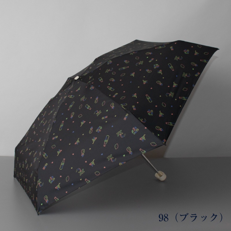 【 CHAMCHAM MARKET（チャムチャムマーケット）】 雨傘（折りたたみ・ミニ）