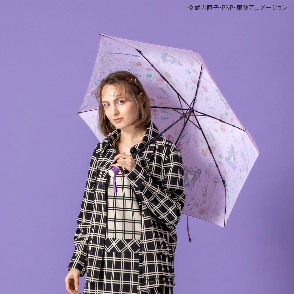 【 美少女戦士セーラームーン×ANNASUI 】 折りたたみ傘（アイテム柄）
