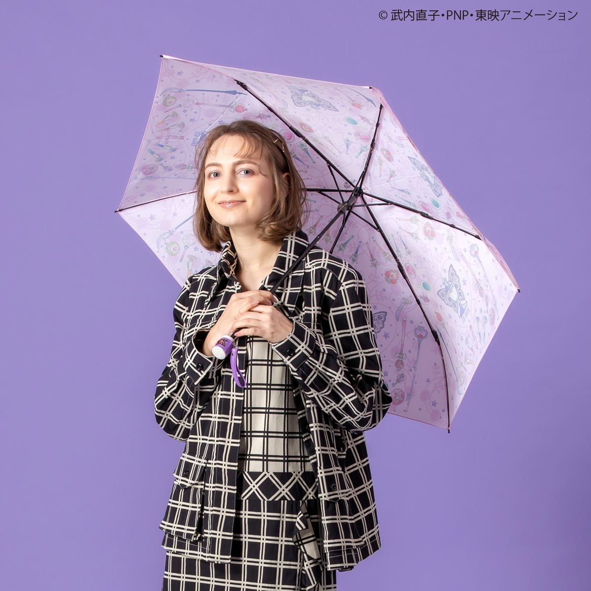 【 美少女戦士セーラームーン×ANNASUI 】 折りたたみ傘（アイテム柄）