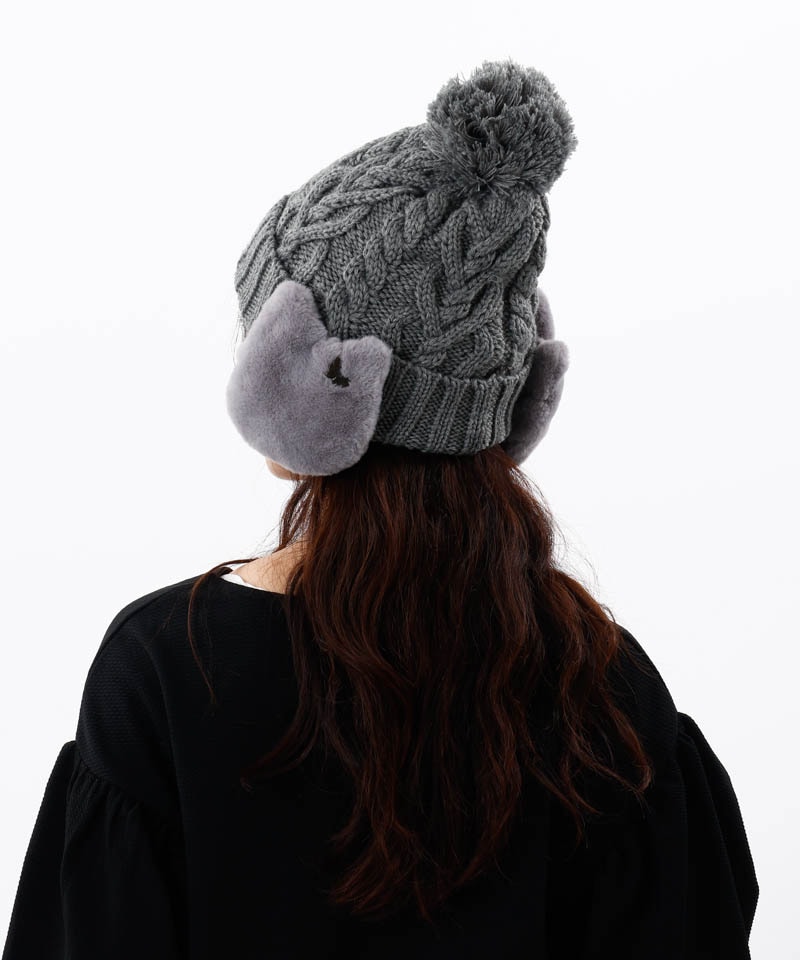 ANNA SUI（アナ スイ）】ネコ耳当てニットワッチアイテム別,婦人帽子