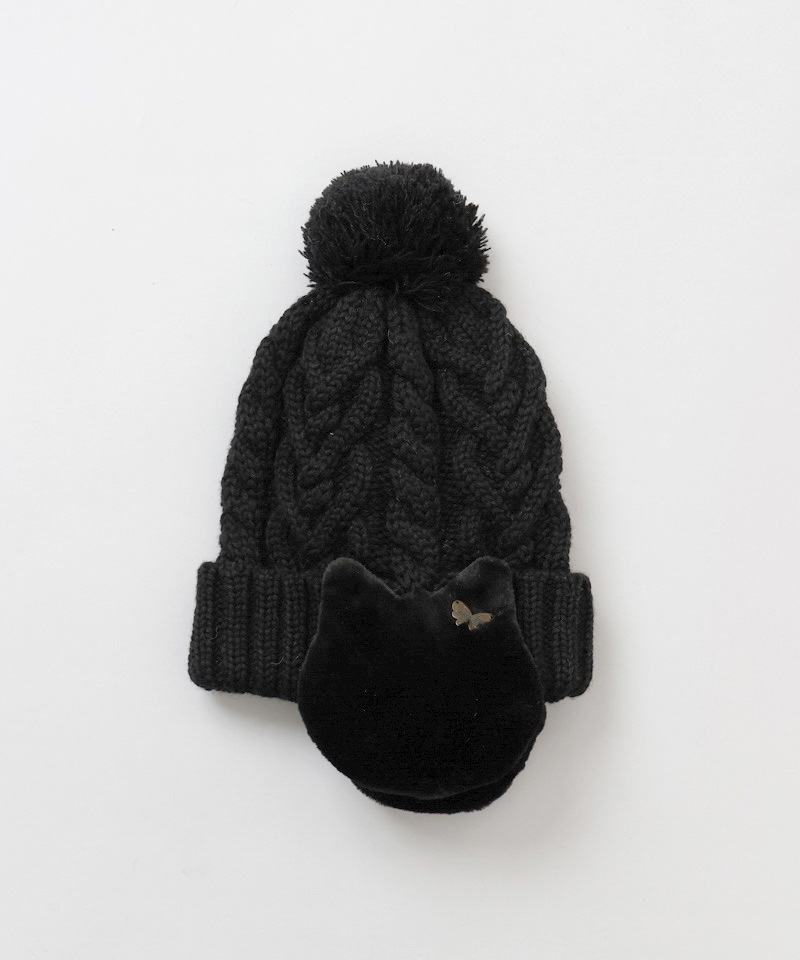 ANNA SUI（アナ スイ）】ネコ耳当てニットワッチALL｜オーロラ