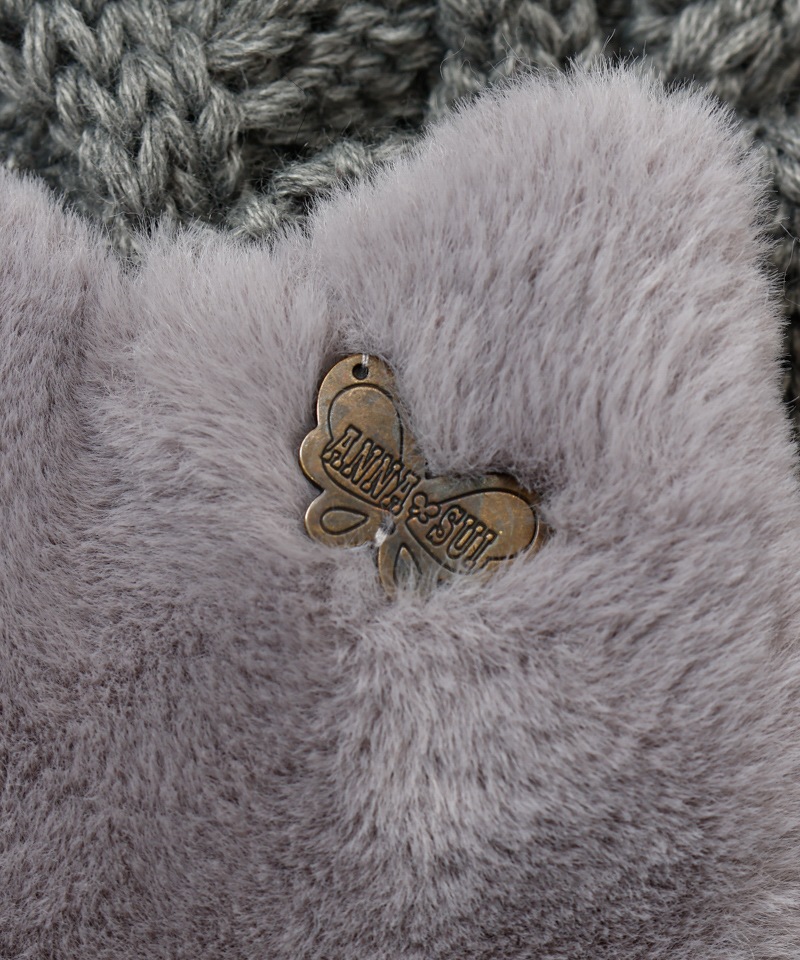 【 ANNA SUI（アナ スイ）】ネコ耳当てニットワッチ