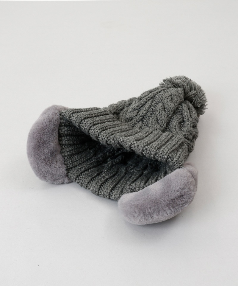 ANNA SUI（アナ スイ）】ネコ耳当てニットワッチALL｜オーロラ