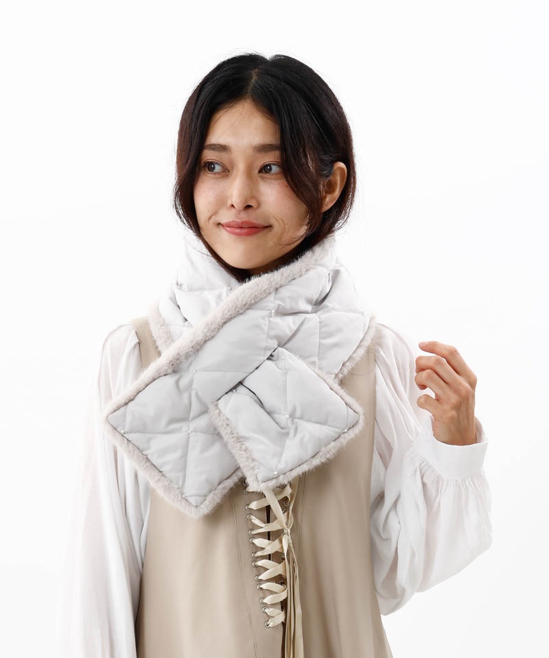 ANTEPRIMA（アンテプリマ）】エコファー差込みマフラー(WASH)2025