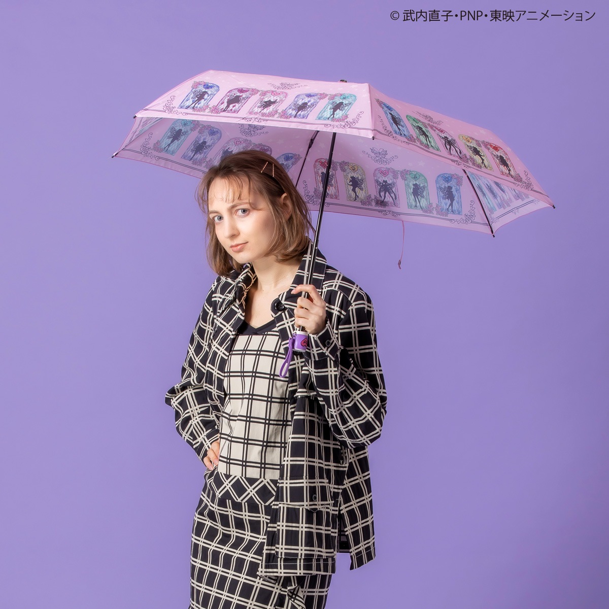 【 美少女戦士セーラームーン×ANNASUI 】 折りたたみ傘（セーラー10戦士柄）