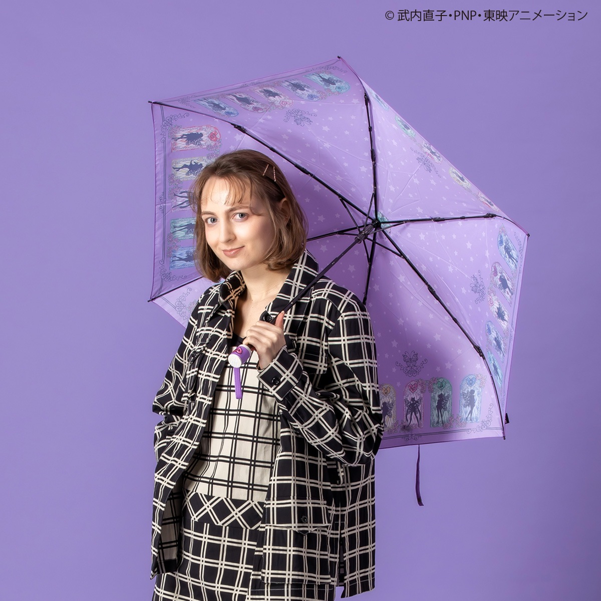 【 美少女戦士セーラームーン×ANNASUI 】 折りたたみ傘（セーラー10戦士柄）