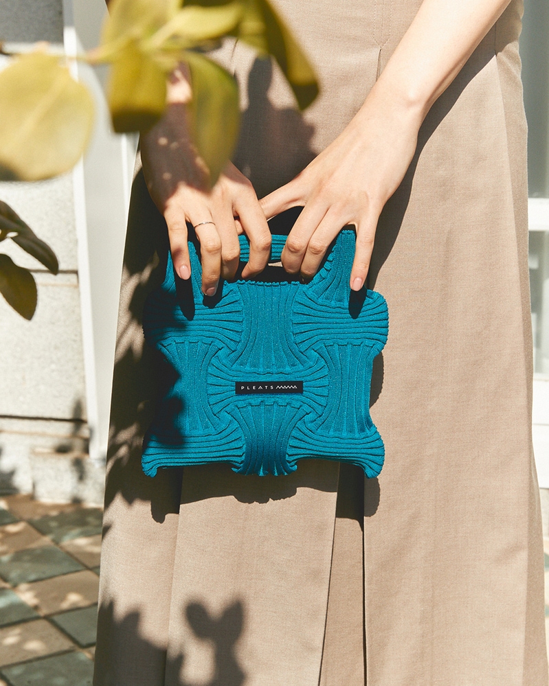 PLEATS MAMA(プリーツママ)】MINI BOW BAG ミニボウバッグPLEATS