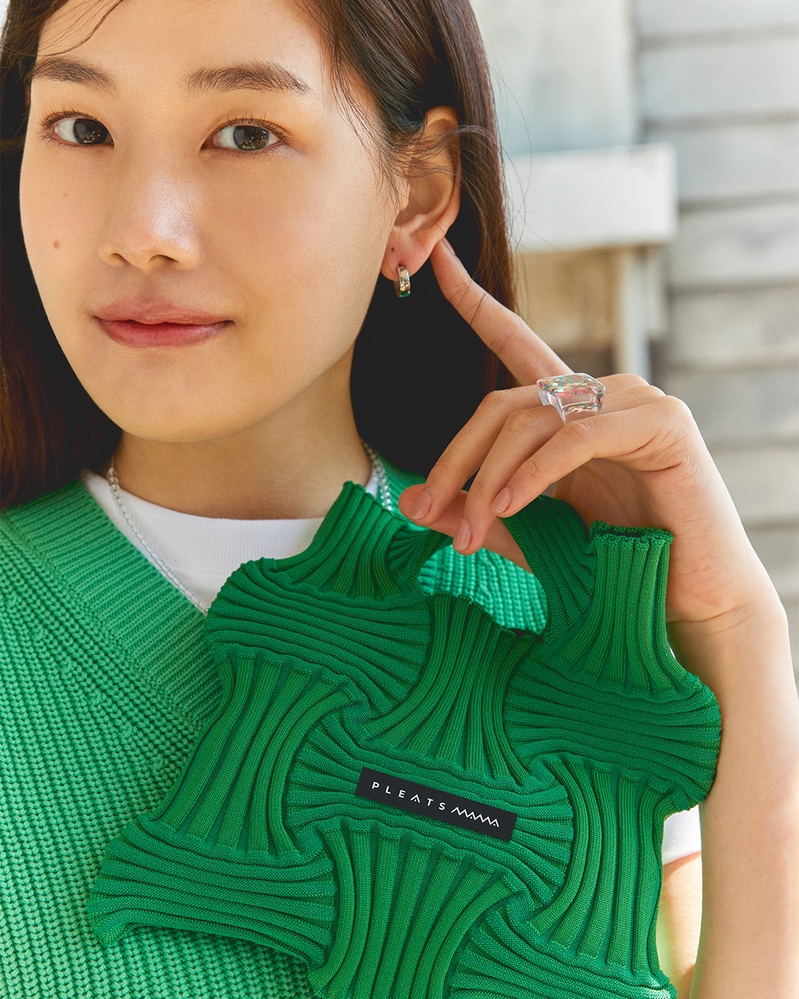 ファッション 通販 MAMA(プリーツママ)】MINI PLEATS BOW ミニボウバッグPLEATS BAG バッグ