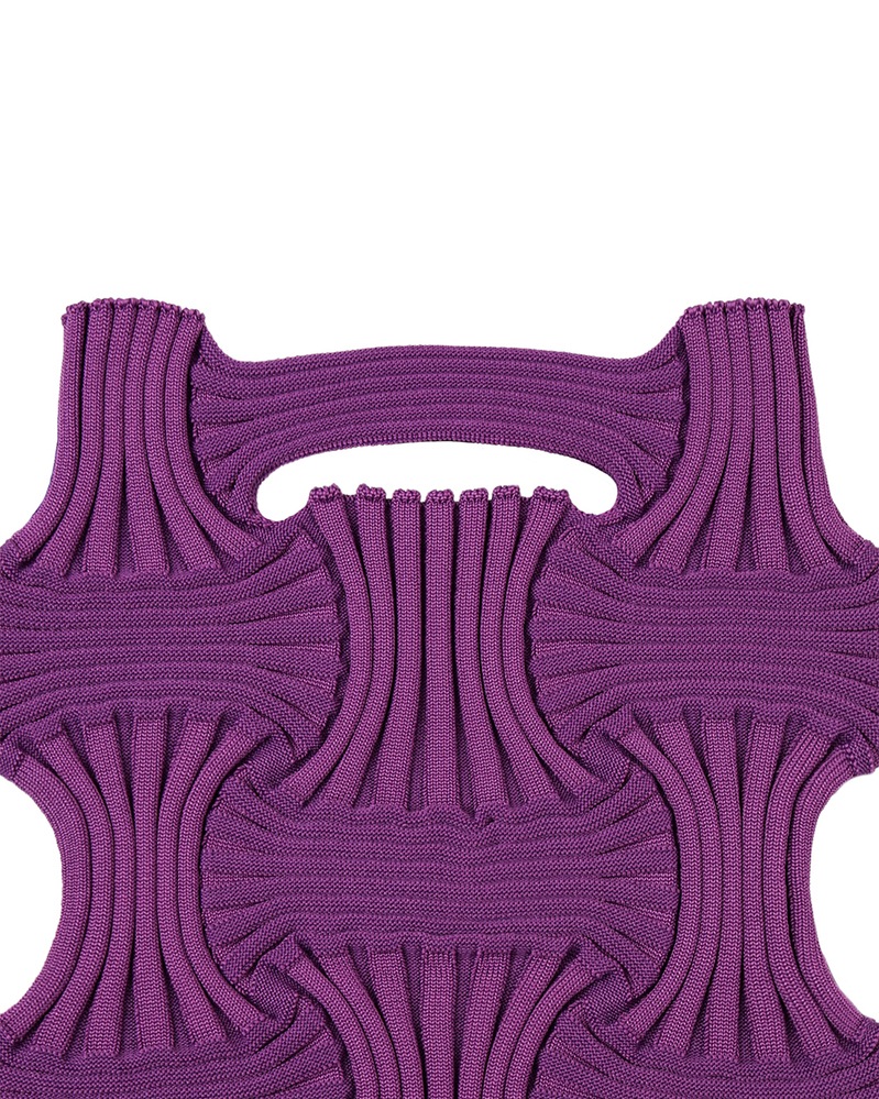 韓国発！プリーツママ　（K003）ミニクロスボウバック　アイボリー PLEATS MAMA(プリーツママ)】MINI BOW BAG ミニボウバッグPLEATS