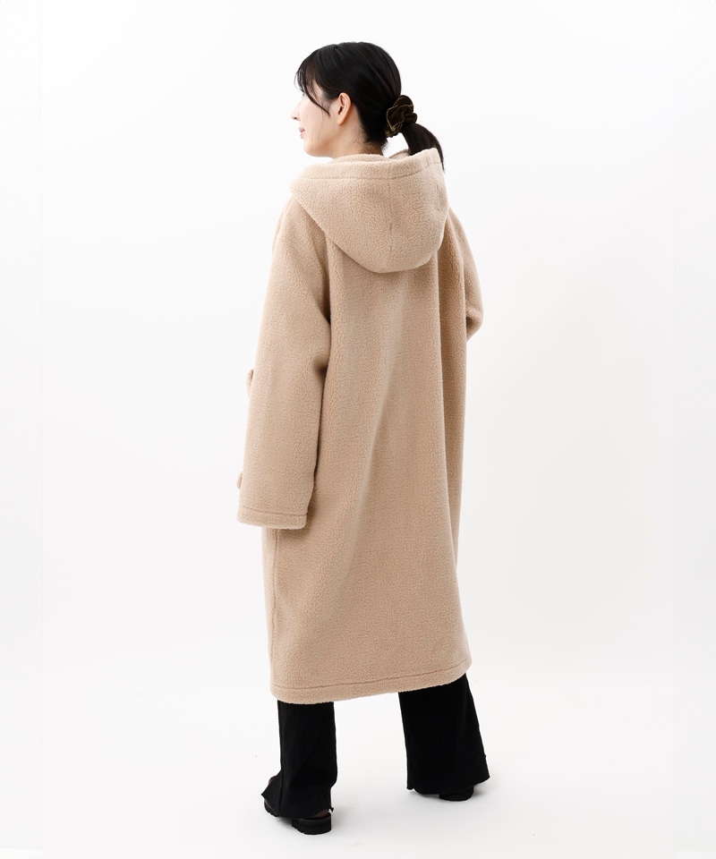 otona MUSE 12月号web掲載【 Beaurance （ビューランス）】フード・ミトン付き エコファーボアロングコート