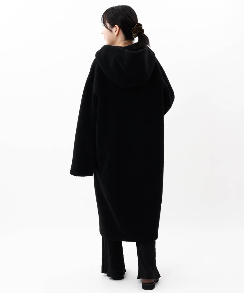 otona MUSE 12月号web掲載【 Beaurance （ビューランス）】フード・ミトン付き エコファーボアロングコート