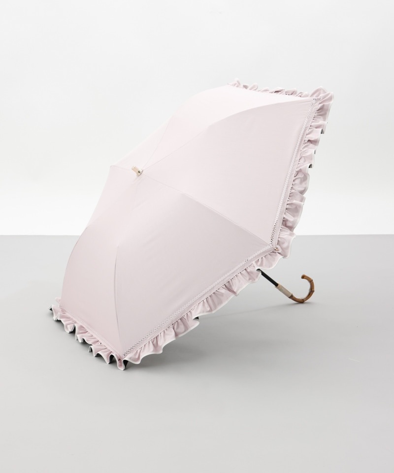 JILL STUART（ジル スチュアート）】パイピングフリル晴雨兼用パラソル