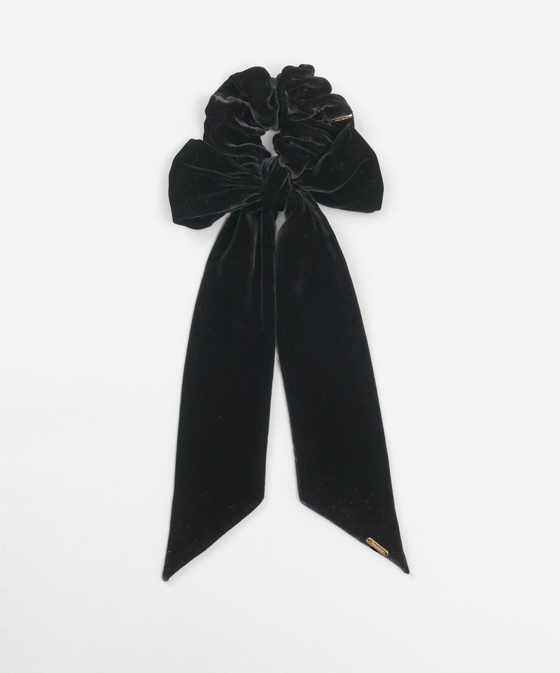 【 Beaurance （ビューランス）】シュシュ付きベルベットリボン