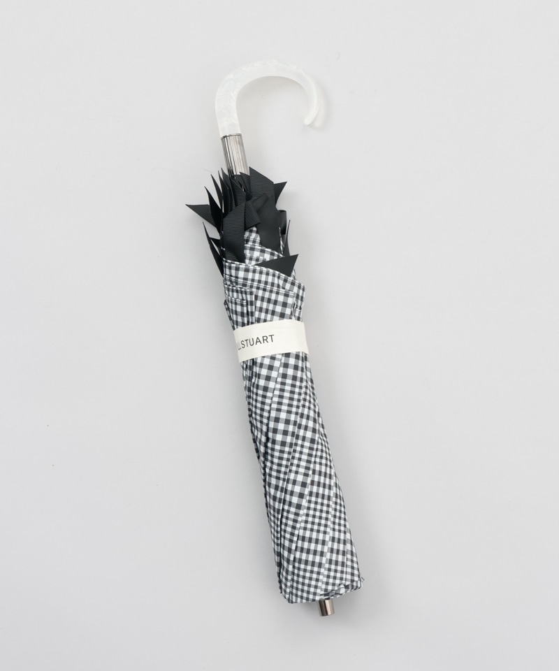 【 JILL STUART（ジル スチュアート）】・WEB限定・　リボン付き晴雨兼用パラソル(折りたたみ)