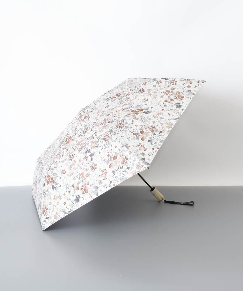 JILLSTUART 晴雨兼用　折りたたみ傘　刺繍　ドライフラワー JILL STUART（ジル スチュアート）】ヴィンテージフラワー