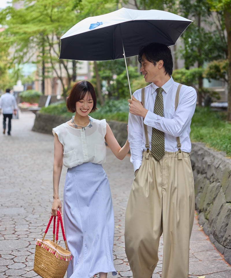 【WEB限定】 サマーシールド 晴雨兼用傘（折りたたみ・トップフラット）（ジェラートカラーコレクション）＜4月下旬より順次発送中＞