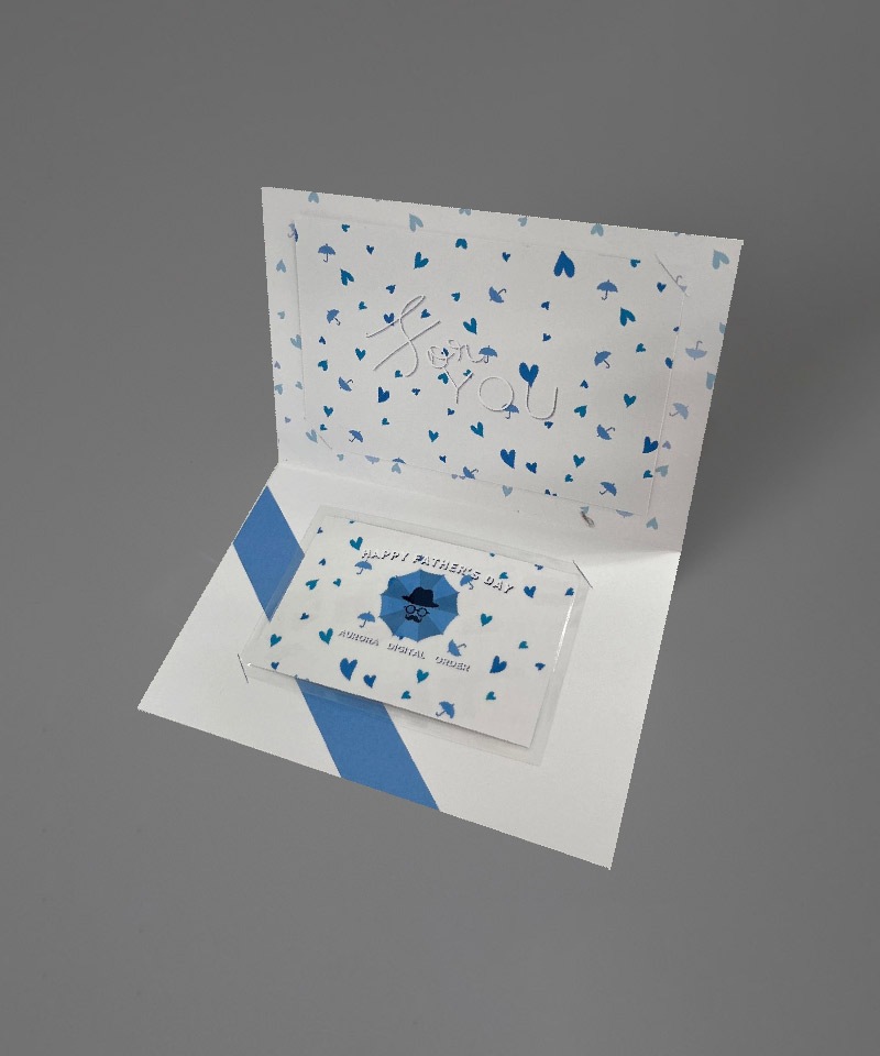 【 デジタルオーダー傘 】オリジナルギフトチケット（Fatherr's day）