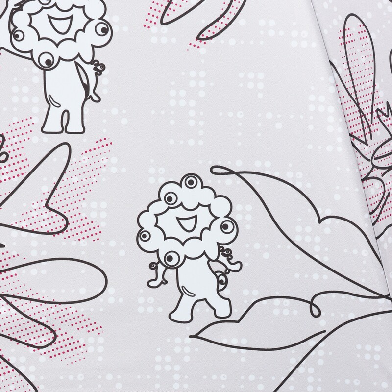 EXPO2025ミャクミャク線書き晴雨兼用傘（ジャンプ式長傘）🄫Expo