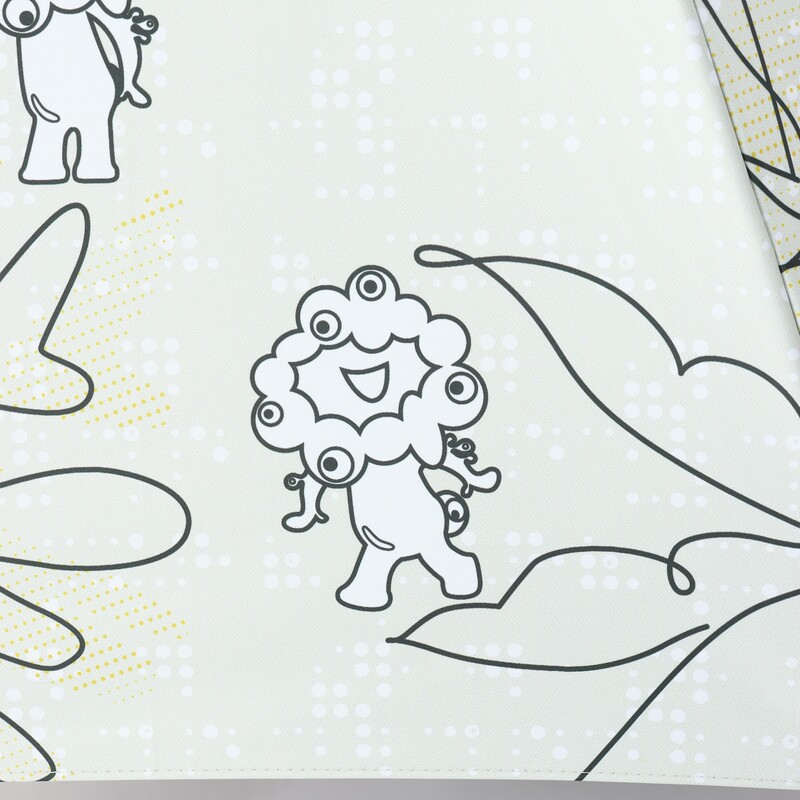 【1月16日～順次発送】EXPO2025ミャクミャク線書き晴雨兼用傘（ジャンプ式長傘）🄫Expo 2025