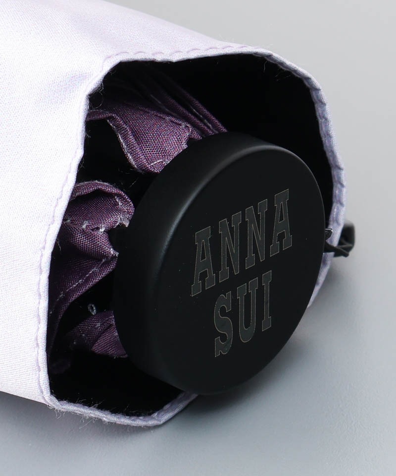 【 ANNA SUI（アナ スイ）】マイメロディ&クロミ 晴雨兼用傘（折りたたみ傘）シルエット