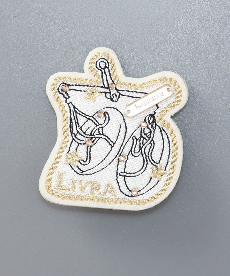 otona MUSE 12月号掲載【 Beaurance （ビューランス）】星座刺しゅうブローチ