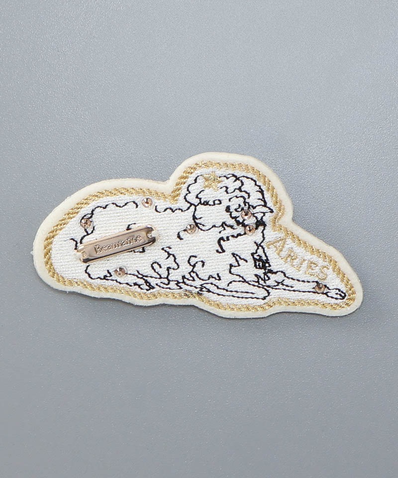otona MUSE 12月号掲載【 Beaurance （ビューランス）】星座刺しゅうブローチ
