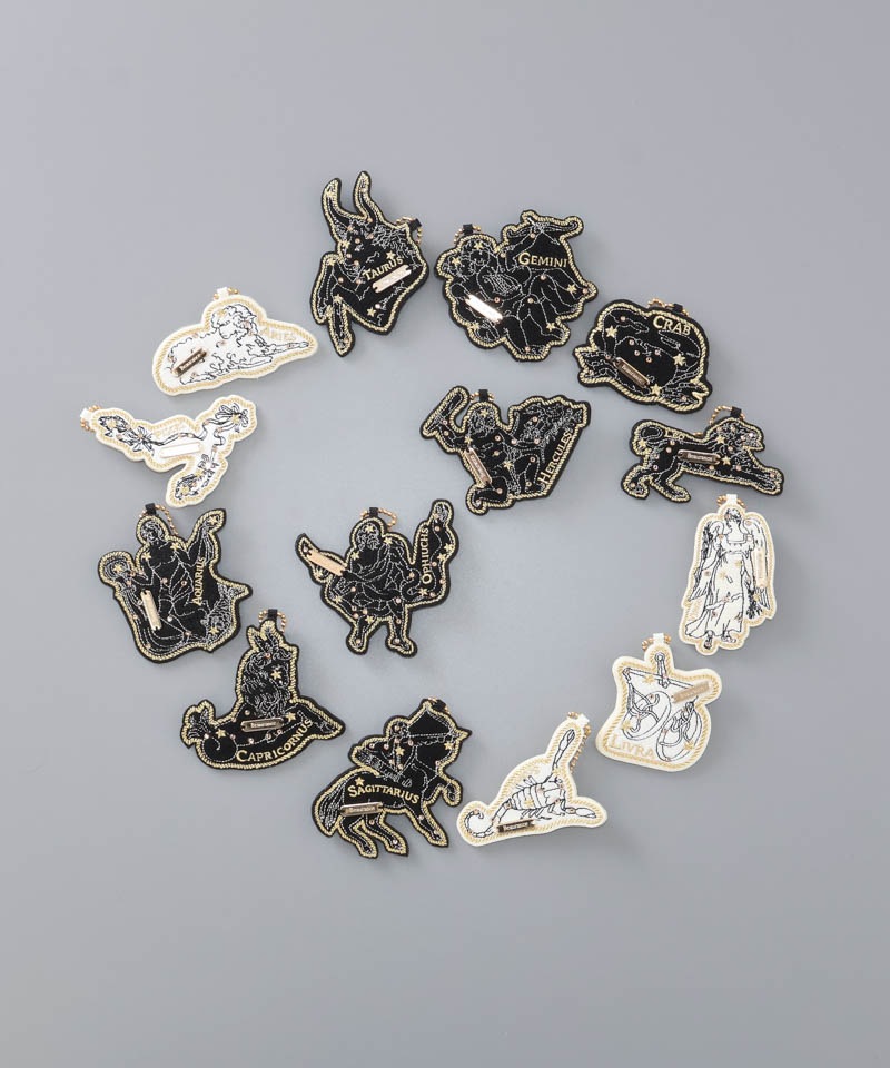 otona MUSE 12月号掲載【 Beaurance （ビューランス）】星座刺しゅうブローチ