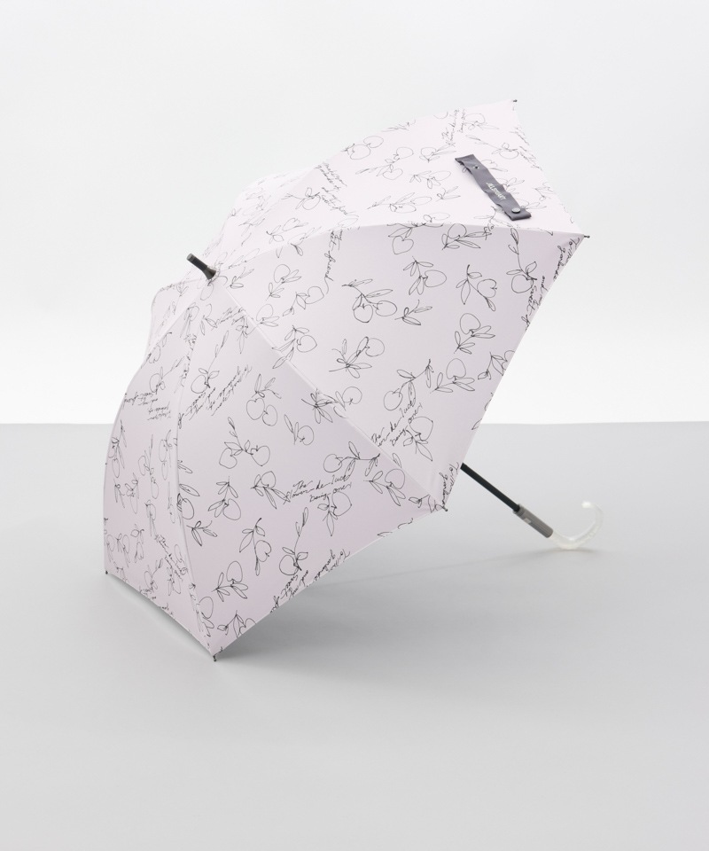 【 JILL STUART（ジル スチュアート）】アップルプリント晴雨兼用傘(長傘)