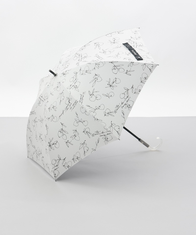 【 JILL STUART（ジル スチュアート）】アップルプリント晴雨兼用傘(長傘)