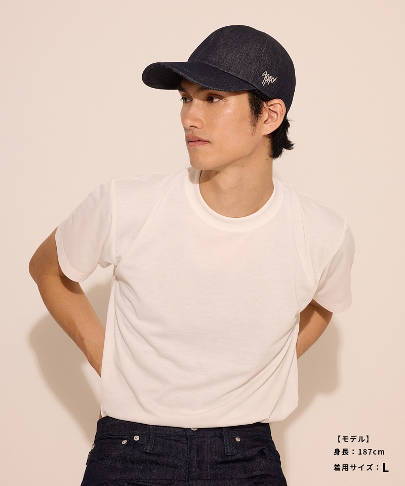 【 momiji × Tokio hat × SHIMA DENIM WORKS 】 Denim Cap