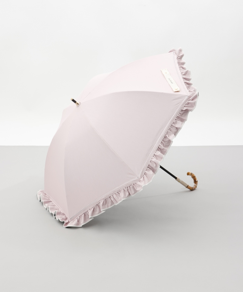 JILL STUART（ジル スチュアート）】パイピングフリル晴雨兼用パラソル