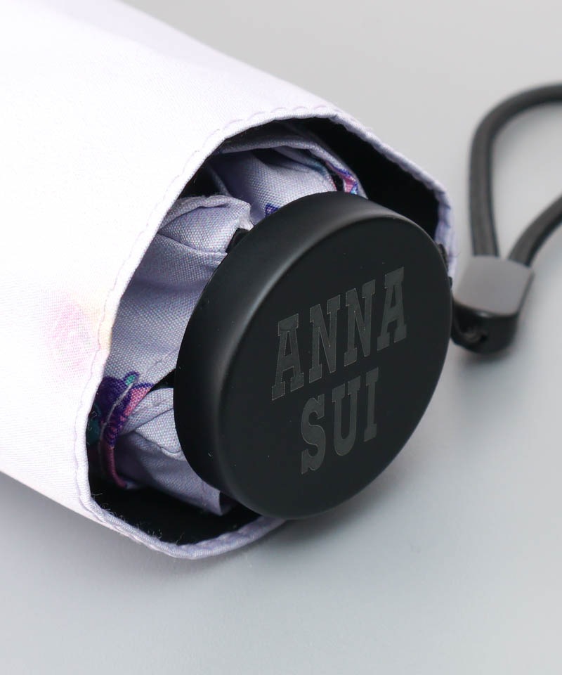 【 ANNA SUI（アナ スイ）】マイメロディ&クロミ 晴雨兼用傘（折りたたみ傘）総柄
