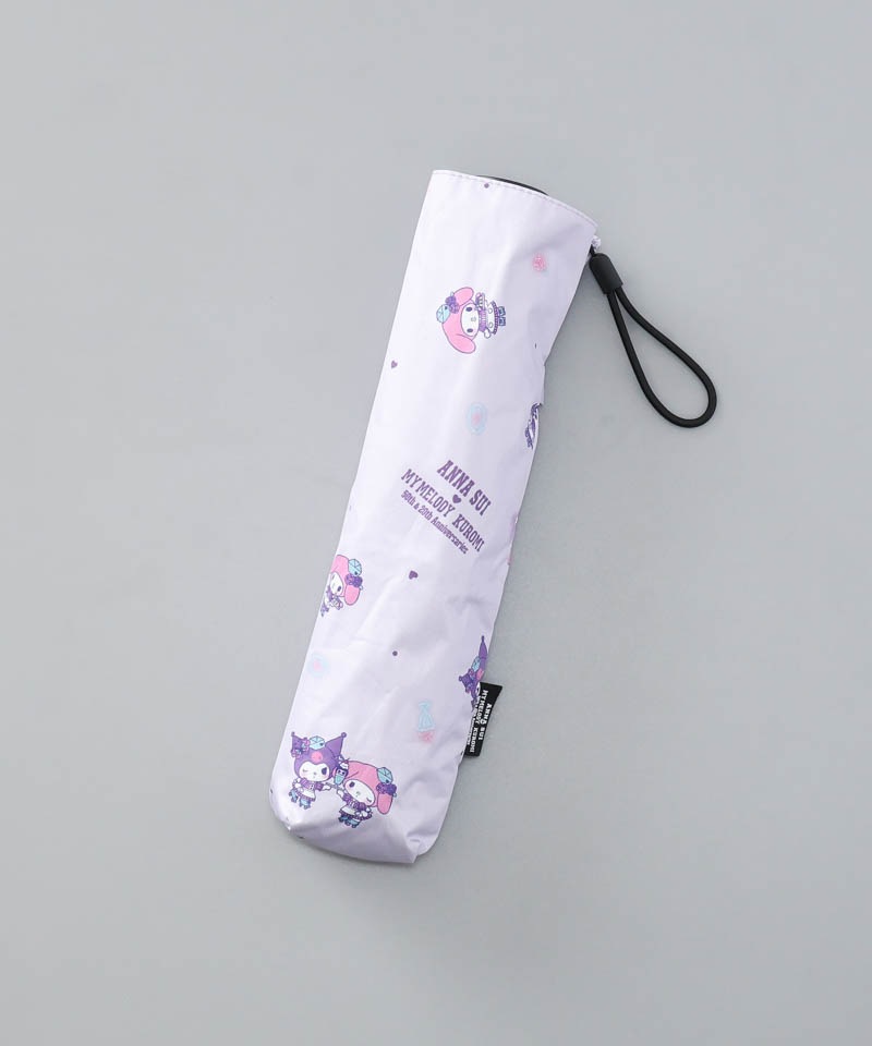 ANNA SUI（アナ スイ）】マイメロディ&クロミ 晴雨兼用傘（折りたたみ