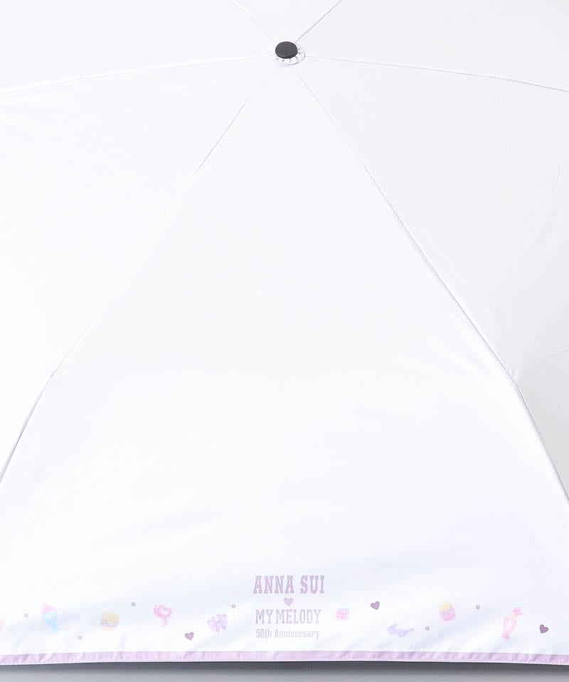 【 ANNA SUI（アナ スイ）】マイメロディ 晴雨兼用傘（折りたたみ傘）