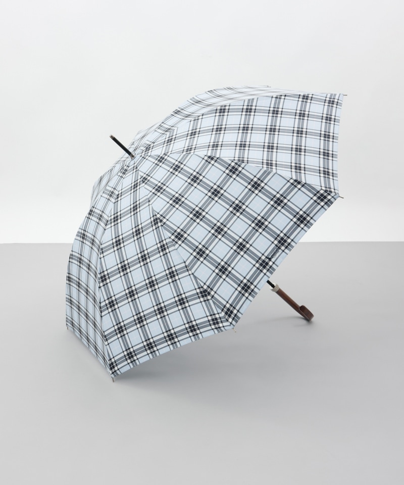 Aquascutum（アクアスキュータム）】先染めチェック雨傘(長傘