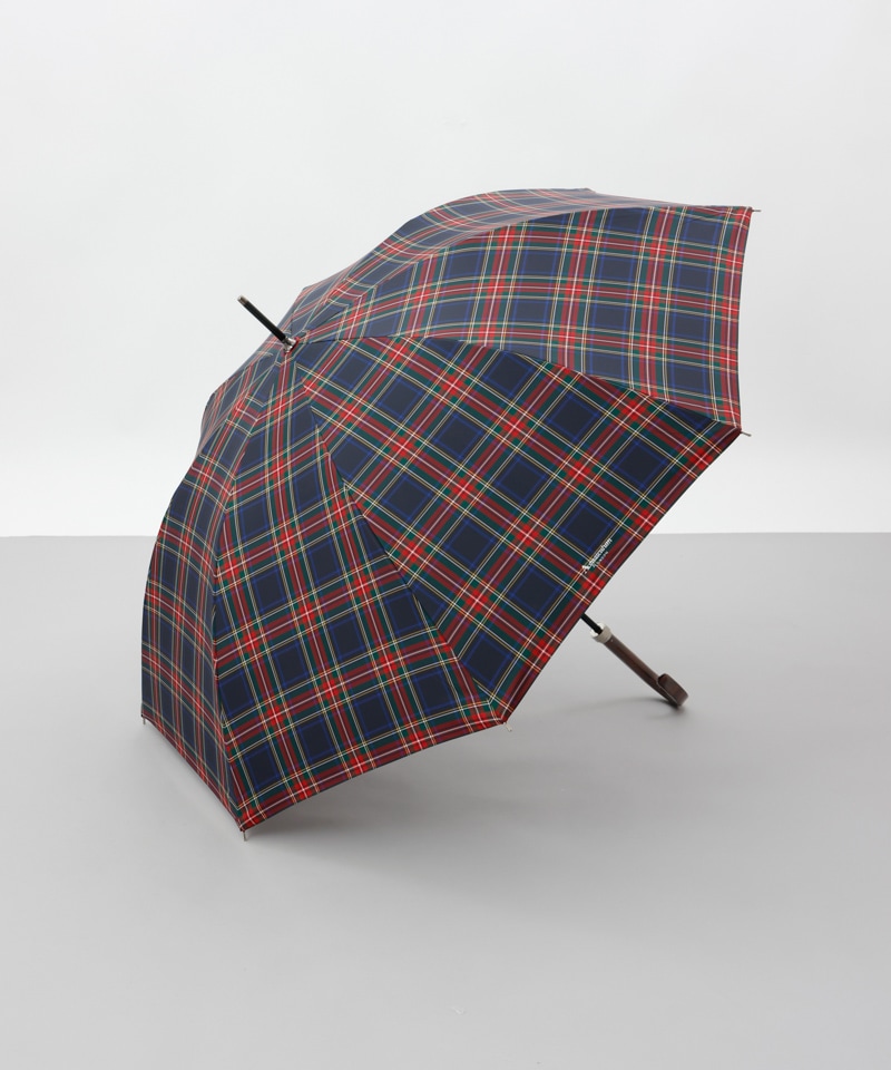 Aquascutum（アクアスキュータム）】先染めチェック雨傘(長傘)ブランド