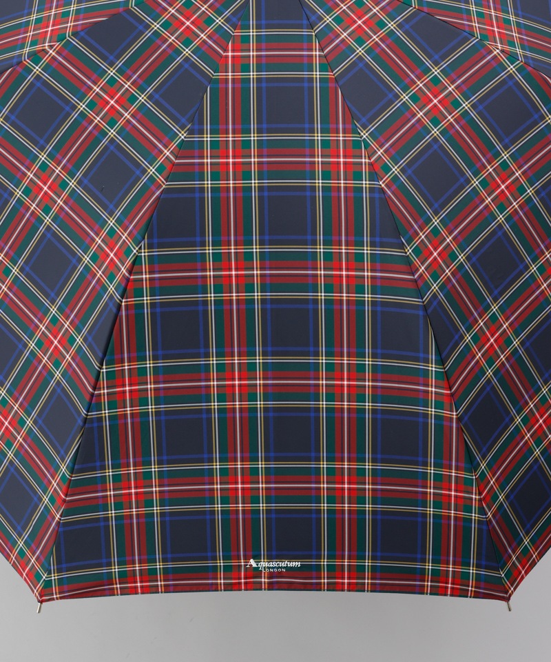 Aquascutum（アクアスキュータム）】先染めチェック雨傘(長傘