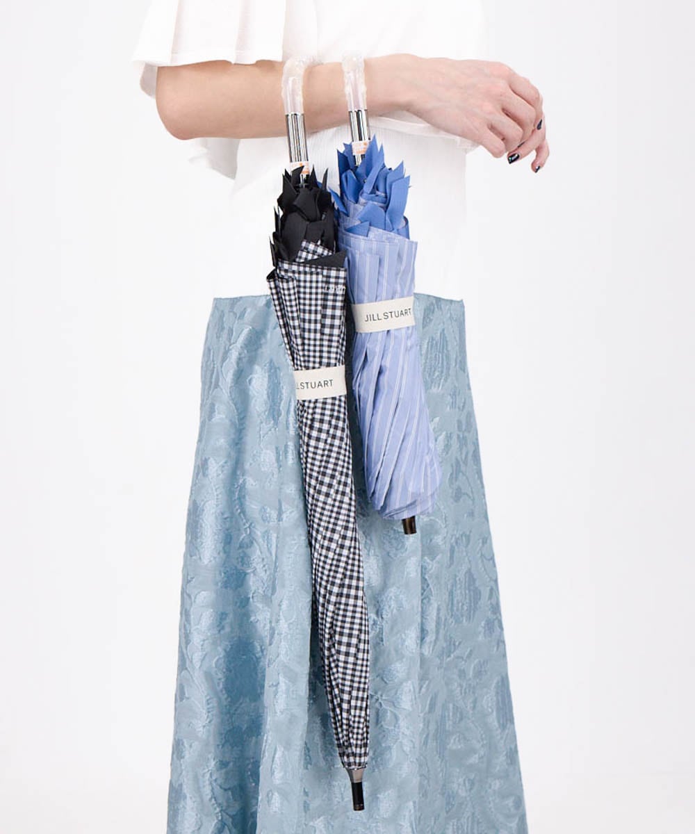 【 JILL STUART（ジル スチュアート）】・WEB限定・　リボン付き晴雨兼用パラソル(長傘)
