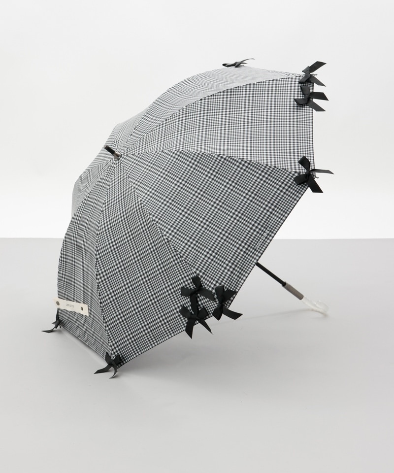 【 JILL STUART（ジル スチュアート）】・WEB限定・　リボン付き晴雨兼用パラソル(長傘)