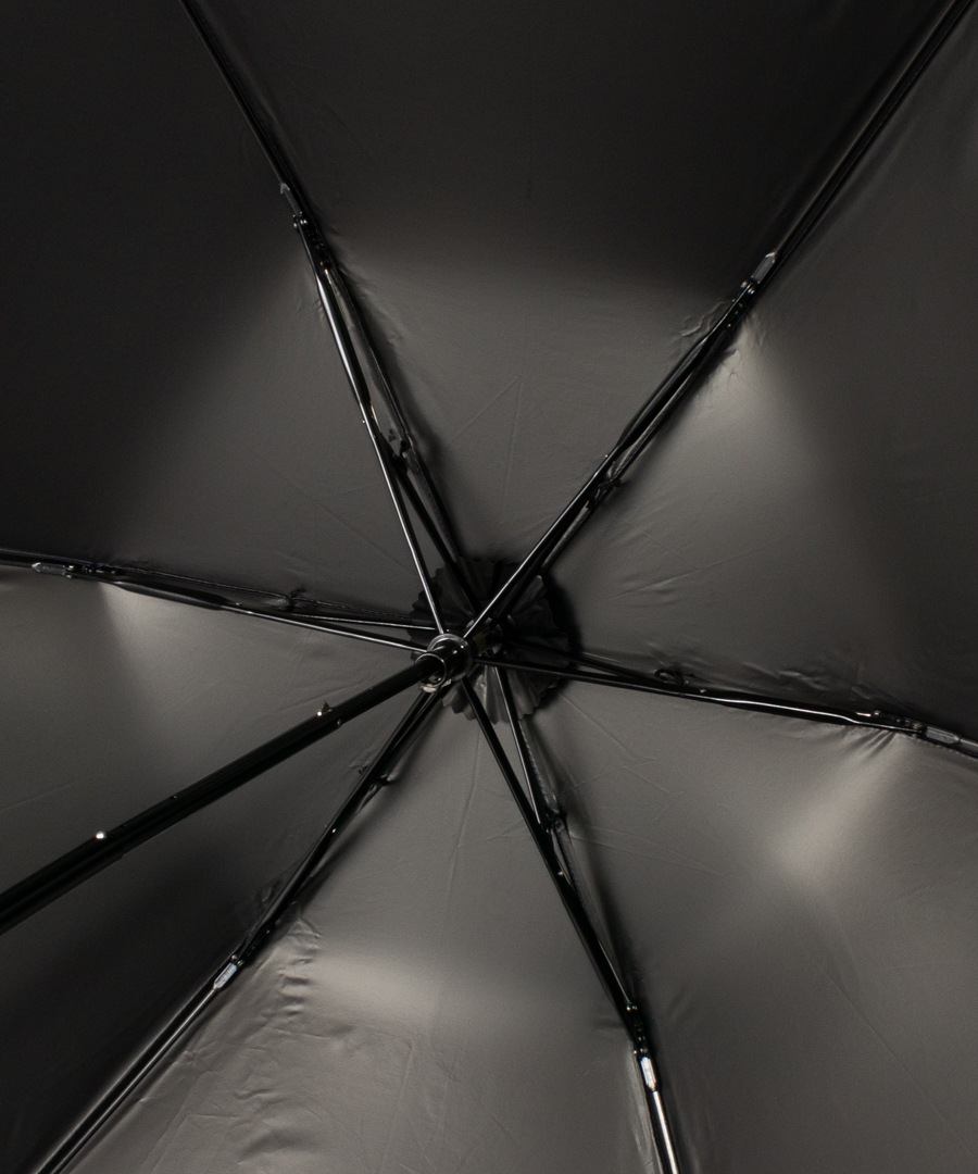 Blao★オーロラ★晴雨兼用パラソル★1級遮光★ブラック★新品★プチパラ★ BLAO（ブラオ）】最強級遮熱 無地晴雨兼用傘(大寸・折りたたみ傘