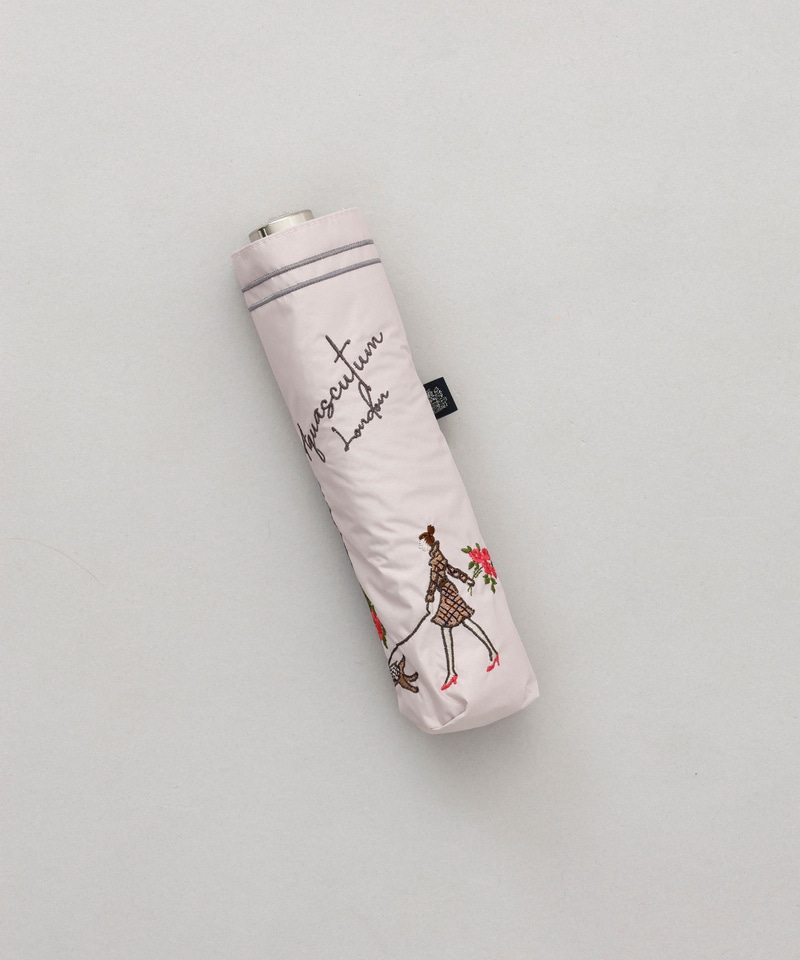 Aquascutum （アクアスキュータム）】 LONDONガールと英国犬 晴雨兼用